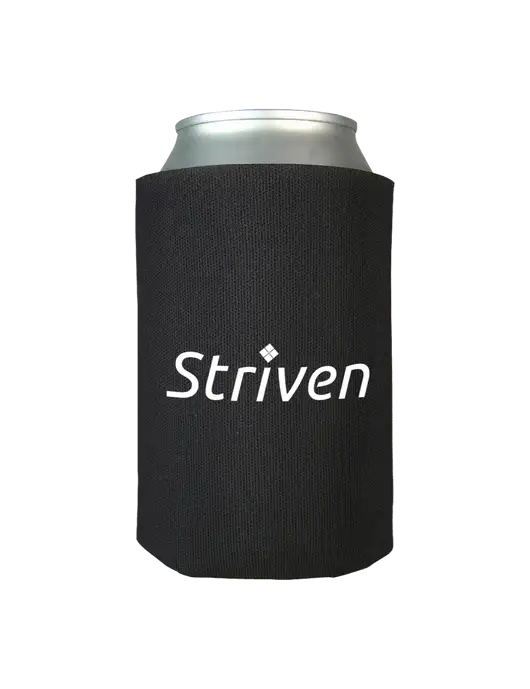 Black Foam Coolie w/Striven Logo 