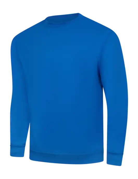 True Royal 9 oz 50/50 Cotton/Poly Crew Sweatshirt w/Striven Logo 