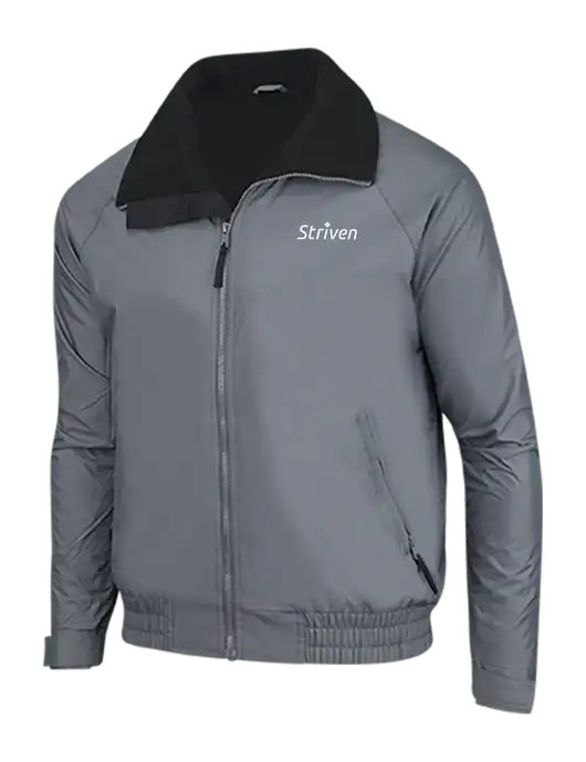 Dark Grey/Black Classic Competitor Jacket w/Striven Logo 