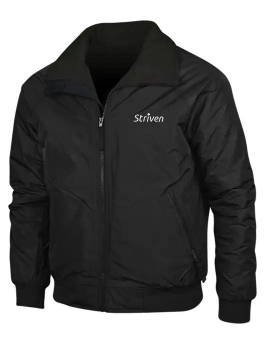 True Black/True Black Classic Challenger Jacket w/Striven Logo 