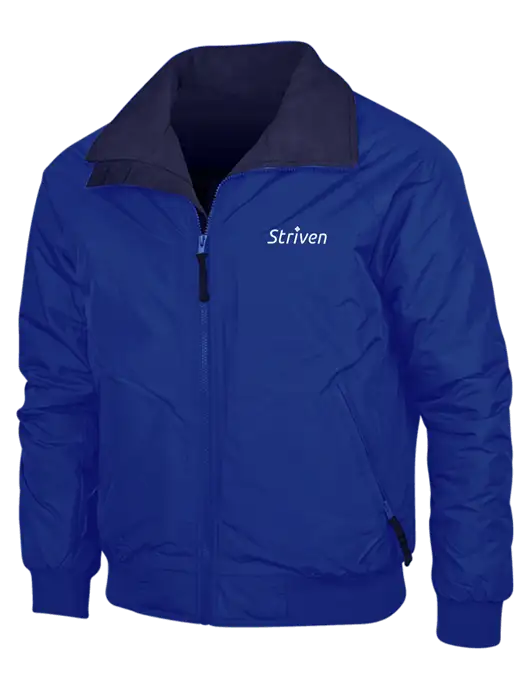 Dark Royal/Navy Classic Challenger Jacket w/Striven Logo 