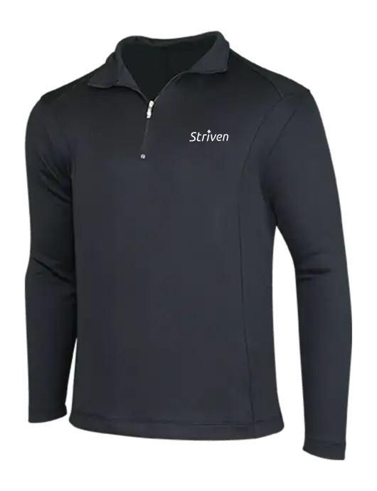NIKE Black Sport Cover-Up w/Striven Logo 
