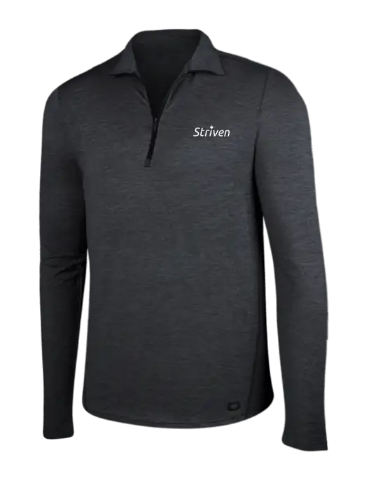 OGIO Blacktop Heather Endurance Force 1/4 Zip w/Striven Logo 