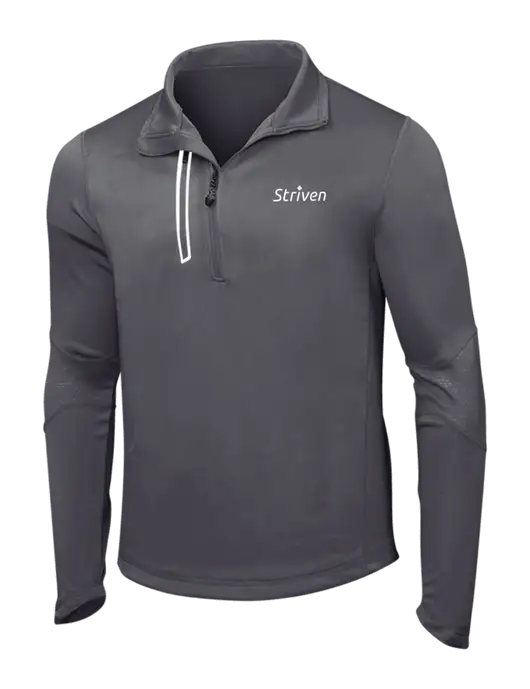 OGIO Gear Grey Endurance Fulcrum 1/4 Zip w/Striven Logo 