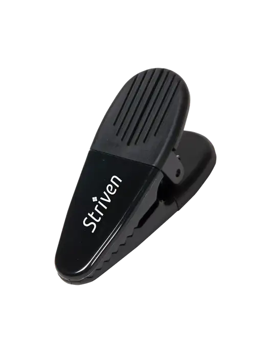 Magnetic Black Power Clip w/Striven Logo 