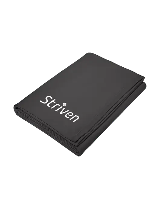 Core Charcoal Fleece Sweatshirt Blanket w/Striven Logo 