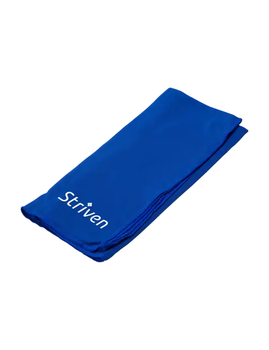 Eclipse Blue Copper Infused Cooling Towel w/Striven Logo 