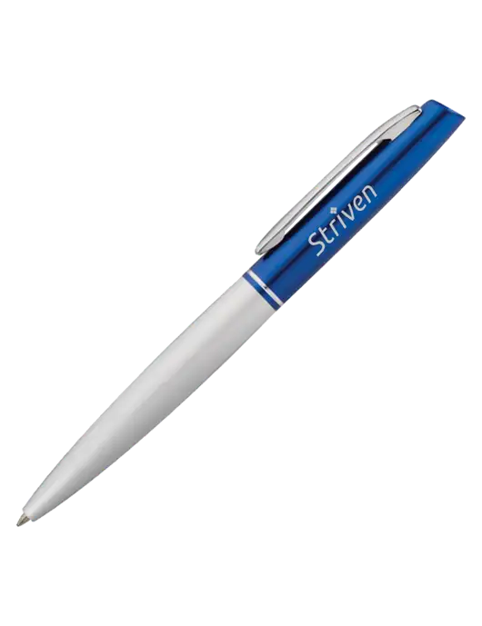 Hamlin Blue Ballpoint - Blue Ink w/Striven Logo 