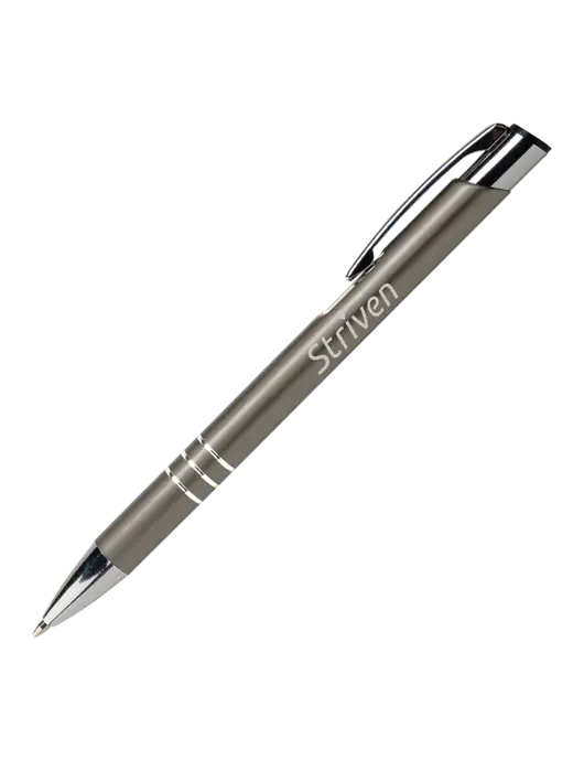 Laurent Gunmetal Pen - Black Ink w/Striven Logo 