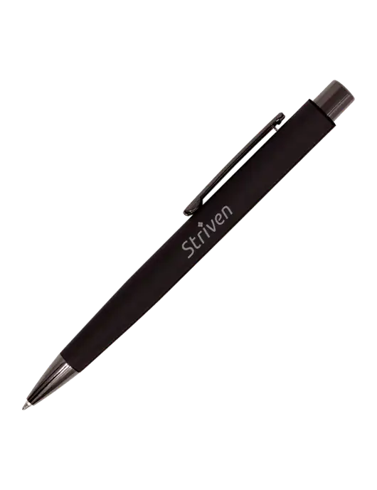 Moana Comfort Black - Black Ink w/Striven Logo 