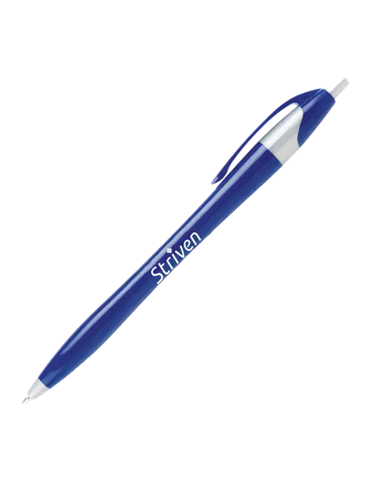Novella Navy/Silver Corporate Pen- Blue Ink w/Striven Logo 