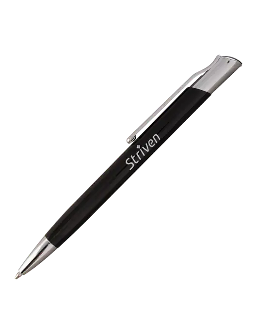 San Malo Black Pen - Black Ink w/Striven Logo 