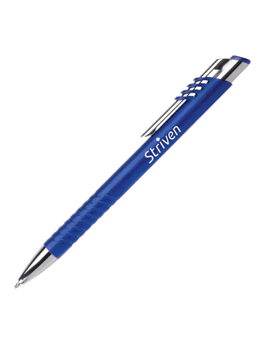 Schirhart Blue Pen - Black Ink w/Striven Logo 