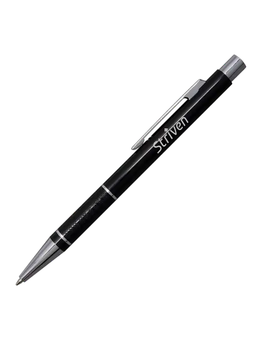 St George Black Pen - Blue Ink w/Striven Logo 